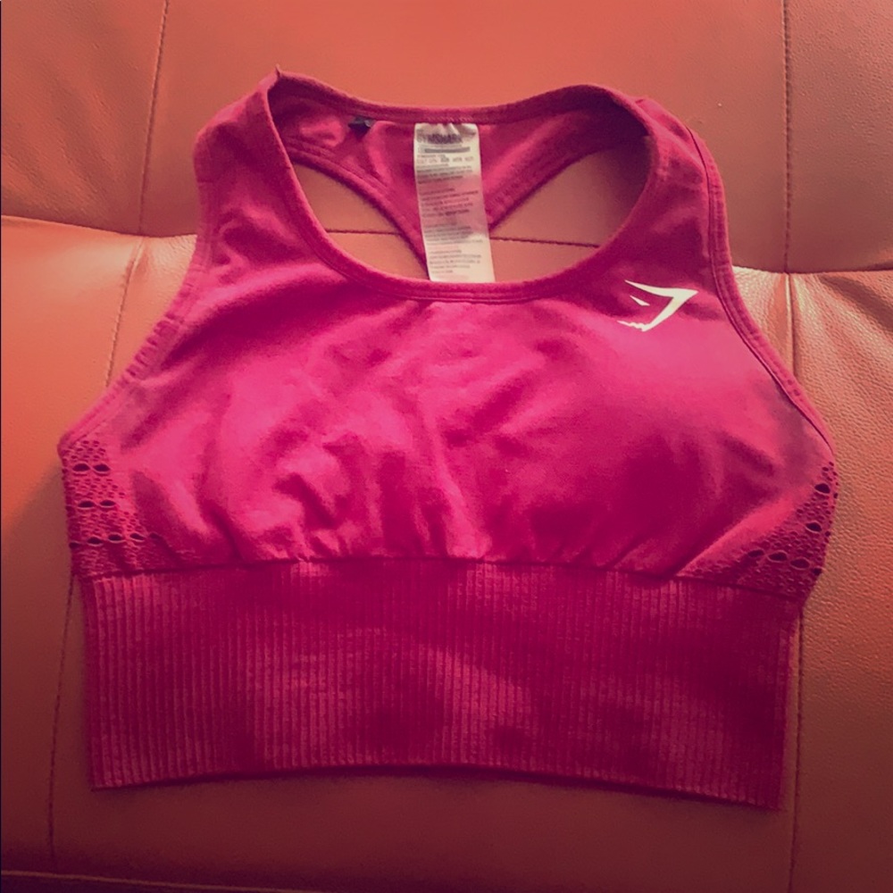 Gymshark Energy Crop top XS Beet